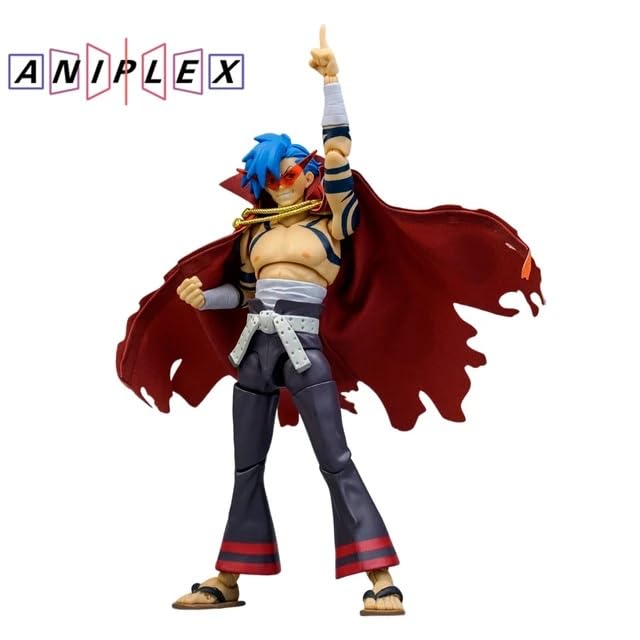 Aniplex BUZZmod Gurren Lagann Kamina 1/12 Scale Action Figure | Black