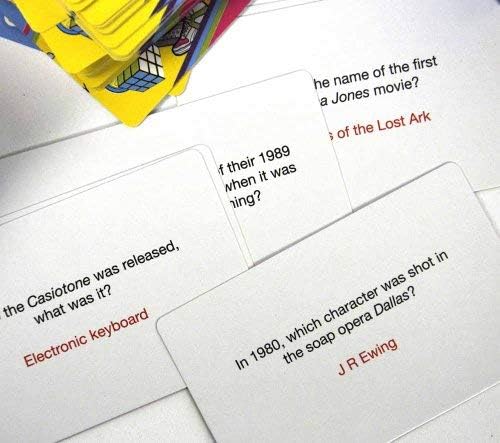 Gift Republic Awesome 80s Trivia Card Game