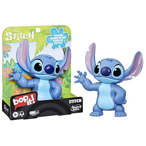 Bop It! Disney Stitch Electronic Interactive Game - Voice of Stitch, Ages 8+ 9