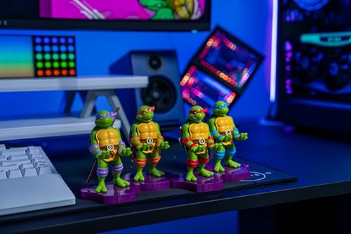Teenage Mutant Ninja Turtles Raphael Mini Tech Holder – Cable Guys Minis Telefon- und Ohrhörerständer 10