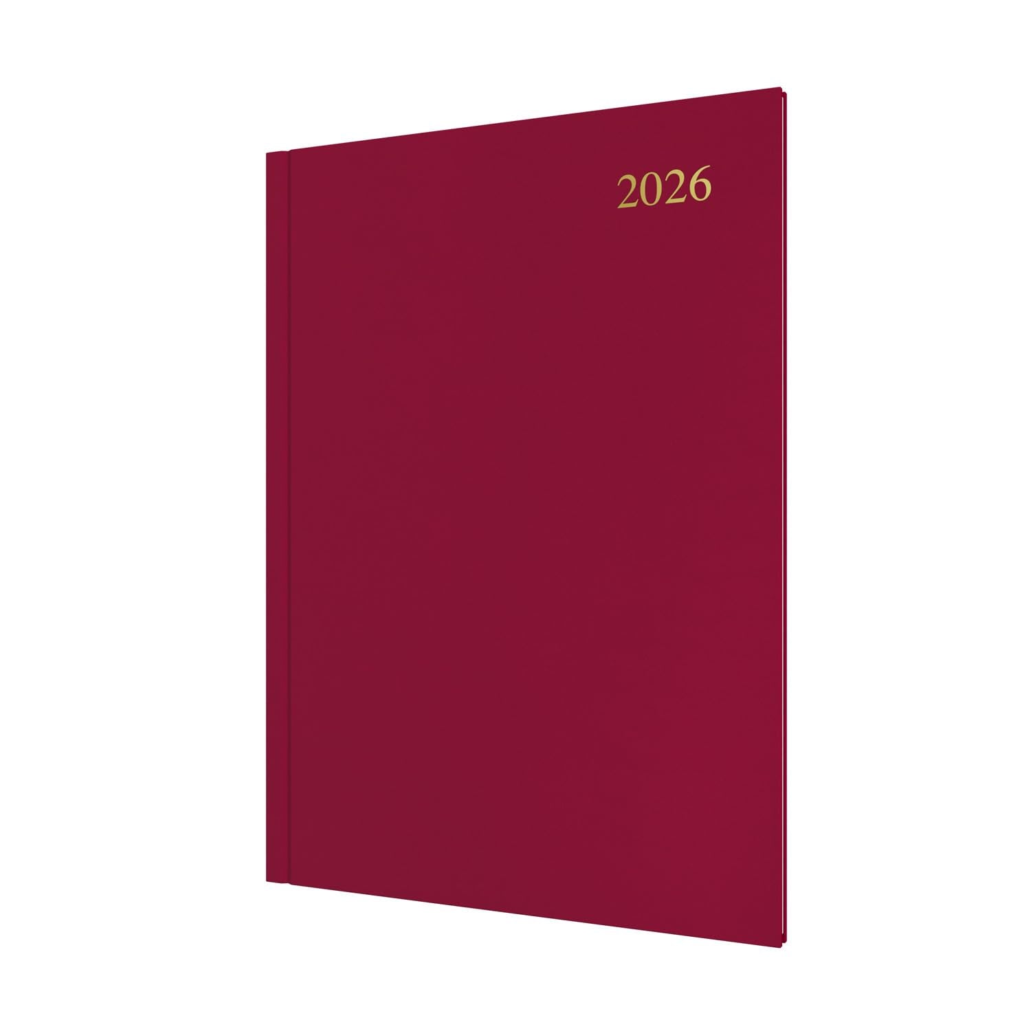 Collins Essential 2026 12 Month A4 Week-To-View Appointment Planner in Maroon
