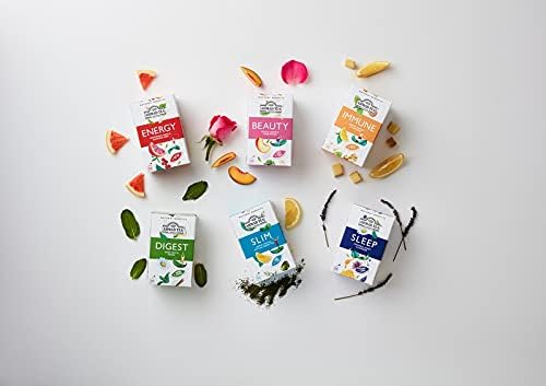 Ahmad Tea Digest Infusion - Sweet Mint & Fennel Herbal Tea with Biotin - 20 Teabags 3