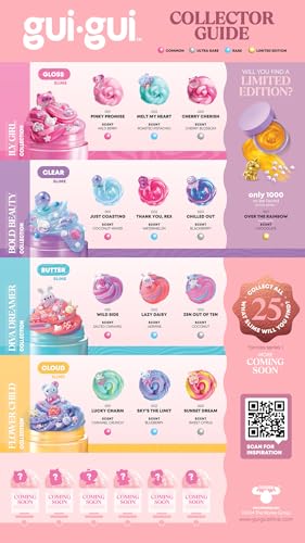 Gui Gui Clear Slime - Create & Collect Scented Slime with Gloss, Butter, Cloud Textures (330g) 11