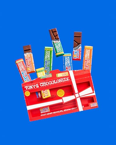 Tony's Chocolonely Extended Rainbow Tasting Pack - 8 Bars, 385g, Assorted Flavours 11
