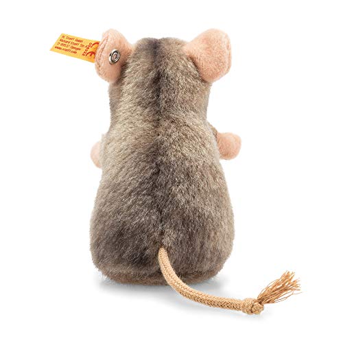 Steiff Piff Mouse Plush Toy - Soft Grey Stuffed Animal, 10cm 9