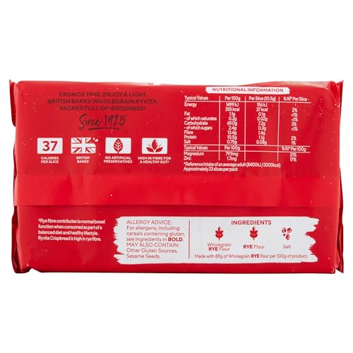 Ryvita Original Roggenknäckebrot, fettarm, ballaststoffreich, 250 g 5