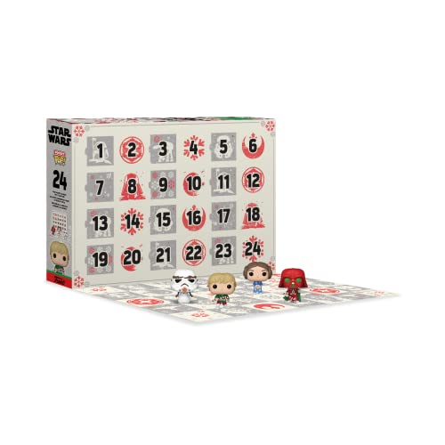 Funko Advent Calendar: Star Wars Holiday 2022 - 24 Mini Pocket Pop Figures & Stickers