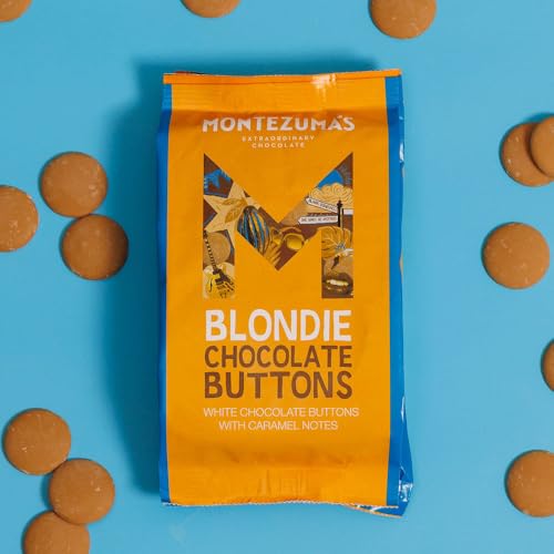 Montezuma's Blondie Buttons, Weiße Schokolade mit Karamellnoten, 120g