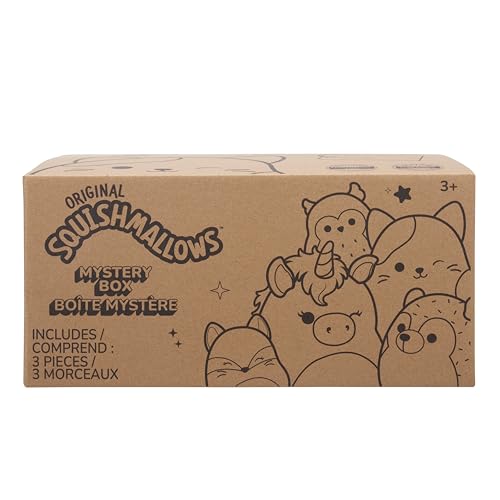 Squishmallows 8-Inch Mystery Pack - 3 Ultrasoft Plush Stuffed Animals for Ages 3+ 8