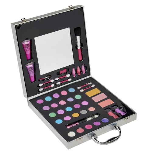 Shimmer 'N Sparkle Glitter Makeover Studio Kids Makeup Set for Girls (35+ Piece Real Makeup Playset) 8