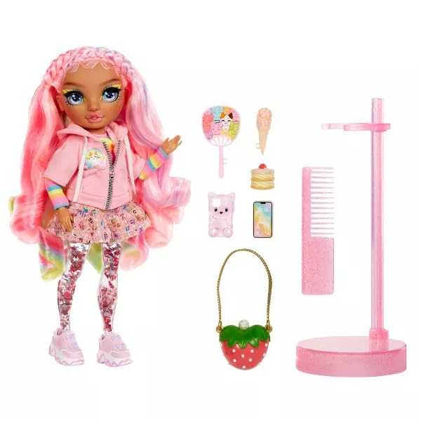 Rainbow High Sparkle and Shine - Rosetta (Pink) - 28 cm Fashion Doll with Shake-to-Sparkle Legs 9