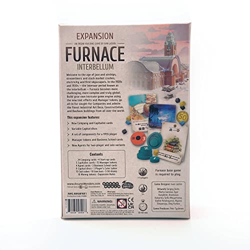 Arcane Wonders Furnace: Interbellum Board Game Expansion 3