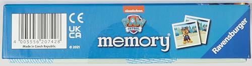 Ravensburger Paw Patrol Mini Memory Game - Matching Card Game for Kids 10