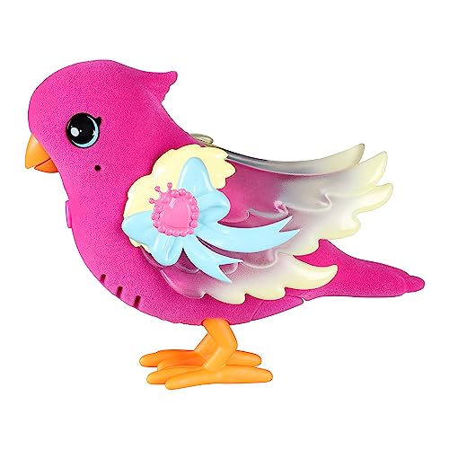 Little Live Pets Lil' Bird & Bird Cage: Tiara Twinkles - Interactive Electronic Singing Bird with Light-Up Wings (Ages 5-12) 3
