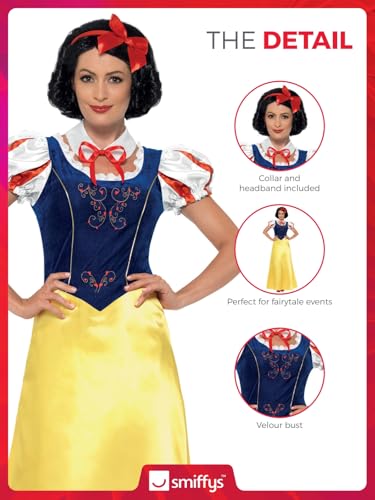 Smiffys Princess Snow Costume - Adult Women XS (24643XS)
