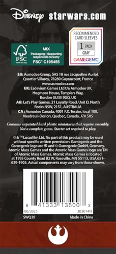 Asmodee Star Wars Legion - Cassian Andor, Jyn Erso & K-2SO Operatives Expansion | Multicolor 4