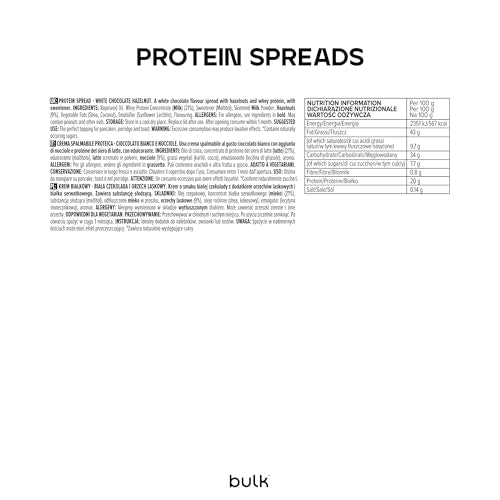 Bulk Protein Spread White Chocolate Hazelnut 500g 3