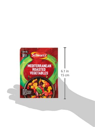 Schwartz Mediterranean Roasted Vegetables Recipe Mix 30g | Pack of 12 | With Garlic, Basil & Parsley | Vegetarian 5