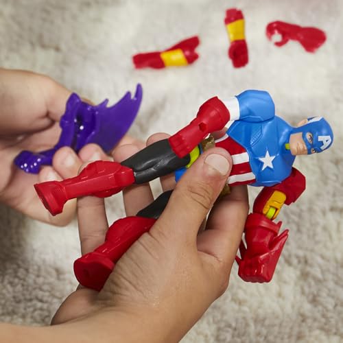 Marvel Captain America MixMashers Action Figure - Mix & Match Super Hero Toy for Kids 11