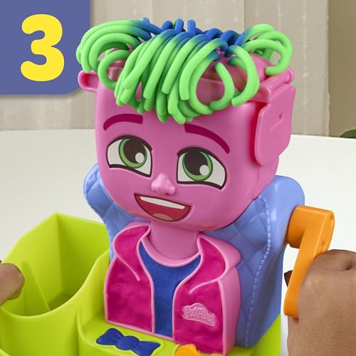 Play-Doh Hair Stylin‘ Salon Spielset – Kreativer Styling-Spaß für Kinder ab 3 Jahren 13
