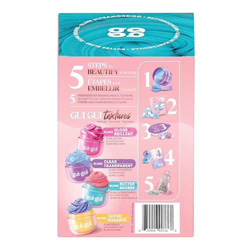 Gui Gui Cloud Slime - Create & Collect Scented Slime with 4 Textures (Gloss, Clear, Butter, Cloud) 12