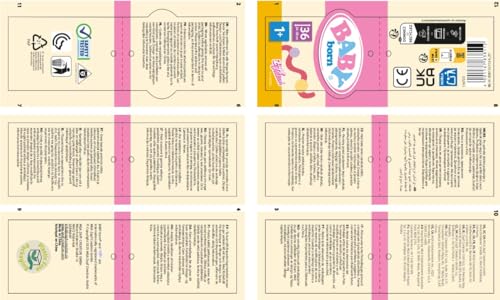 BABY born Jogging Suit - Leopard-Themed Outfit for 36cm Dolls 7