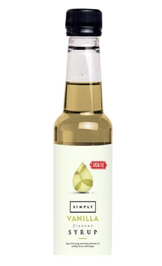 Simply Sugar Free Vanilla Syrup, Low Calorie Vegan & Nut Free Flavoured Syrup