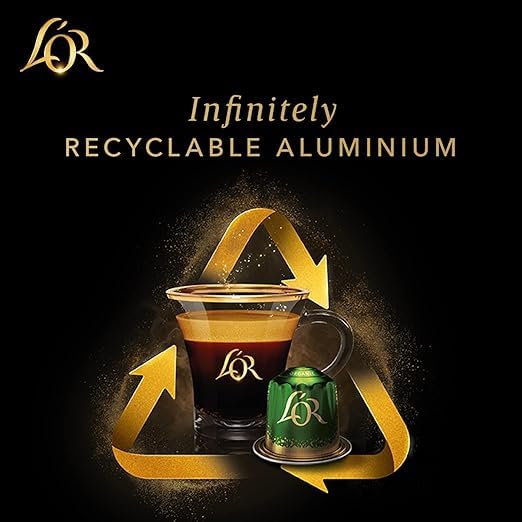 L'OR Espresso Lungo Profondo Coffee Pods x40 Intensity 8 - Aluminum Capsules for Nespresso & L'OR Barista Machines 7