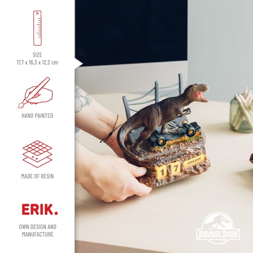 Grupo Erik Jurassic Park T-Rex 3D-Ewiger Flip-Kalender 8