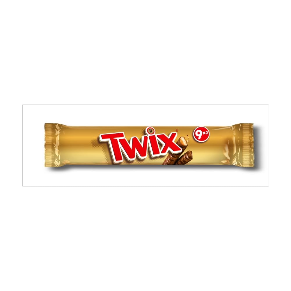 Twix Schokoriegel, Karamell- und Milchschokoladenkekse, 9 x 40 g Multipack