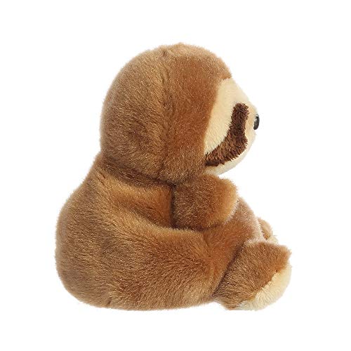 AURORA Palm Pals Slomo Sloth Soft Toy | Bean-Filled | 10 cm Size | Brown 2