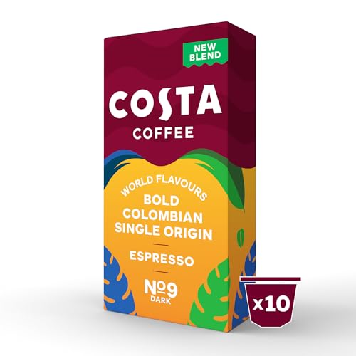 L"OR - Costa Bold Colombian Single Origin Aluminium Coffee Pods (Pack of 10) 8