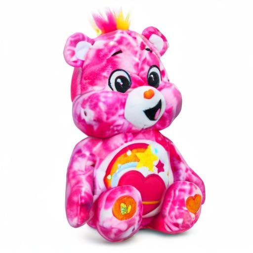 Care Bears Blissful Heart Bear 22cm Bean Plush - Soft Cuddly Toy for Kids 15