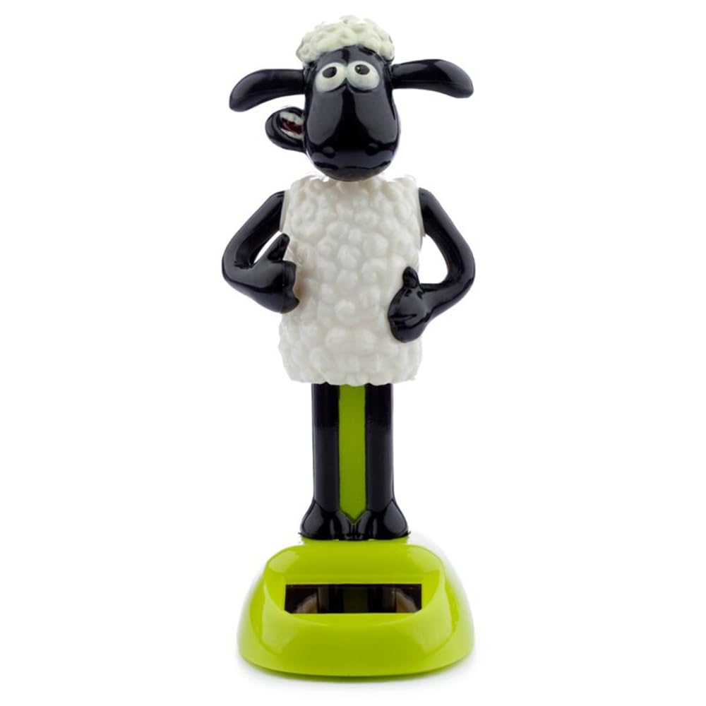 Puckator Shaun The Sheep Solar Powered Pal - Dancing Figure, 13cm Height