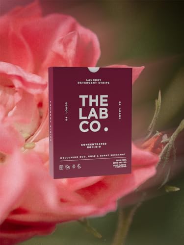 The Lab Co. - Waschmittelstreifen, Blätter, 64 Waschladungen, Öko, ultrakonzentriert 12
