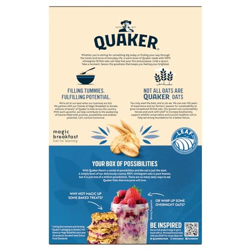 Quaker Rolled Porridge Oats, 500 g 12