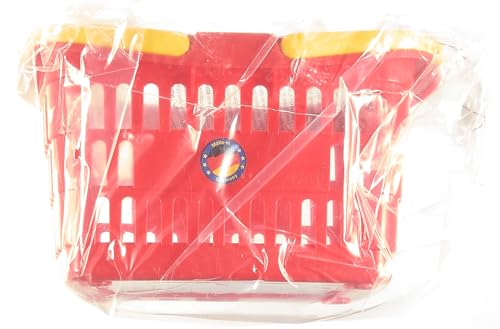 Theo Klein Pretend Play Shopping Basket for Kids - Durable Plastic Toy Grocery Bag with Handle, Multicolored 9