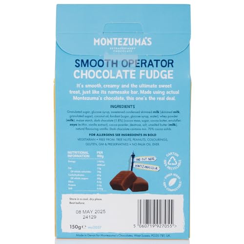 Montezuma's Smooth Operator Milk Chocolate Fudge Carton | 150g | Handmade 3
