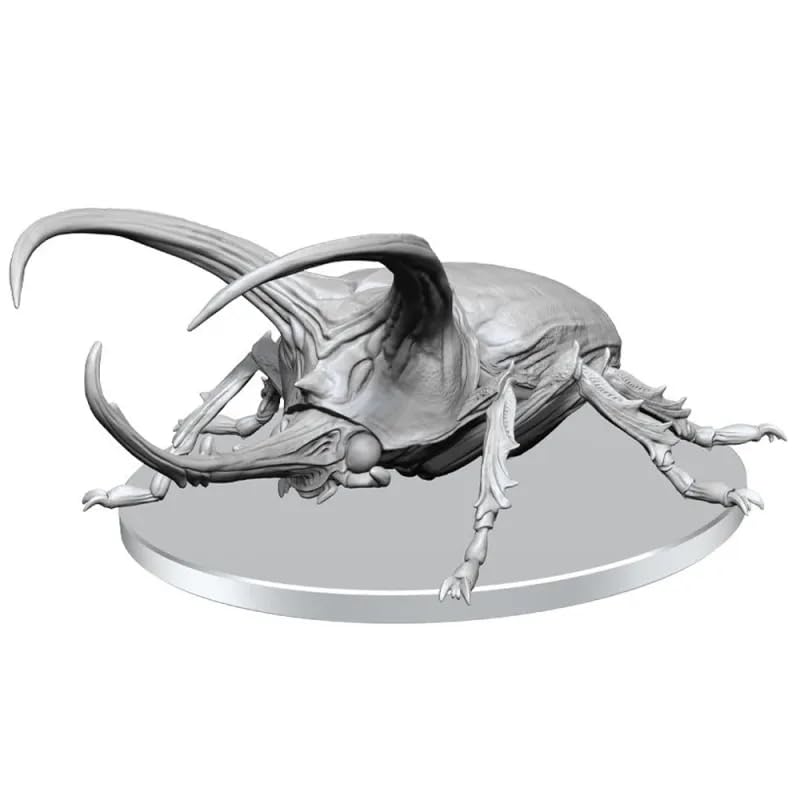 WizKids Deep Cuts Miniature - Giant Rhinoceros Beetle | Plastic | Unpainted