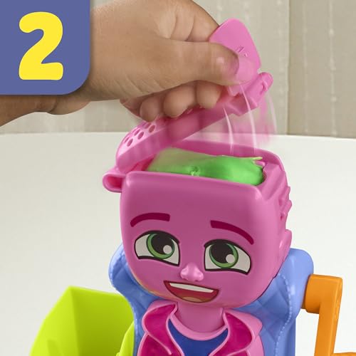 Play-Doh Hair Stylin‘ Salon Spielset – Kreativer Styling-Spaß für Kinder ab 3 Jahren 12