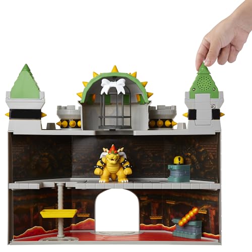 Nintendo Super Mario Deluxe Bowser's Castle Playset with 2.5" Bowser Figure 9