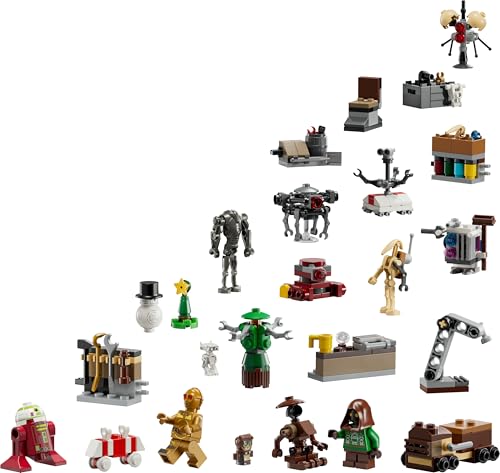 LEGO Star Wars Adventskalender 2025 – 263-teiliges Bauset für Kinder ab 6 Jahren 9