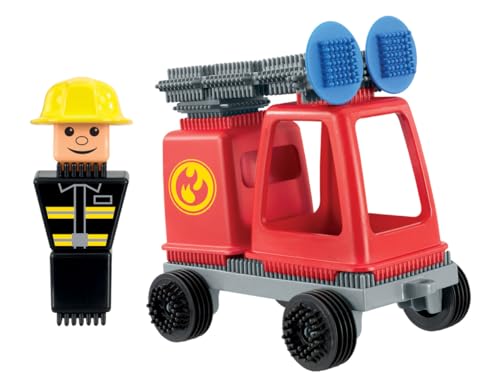 Stickle Bricks Feuerwehrauto-Bausatz – Bauspielzeug für Kleinkinder ab 18 Monaten 4