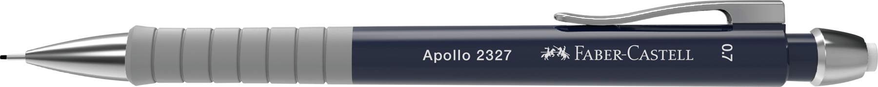 Faber-Castell Apollo Mechanical Pencil - 0.7mm Fine Point | Ergonomic Grip | Dark Blue 2