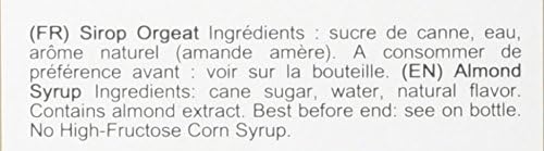 1883 Maison Routin Almond Syrup - Premium Beverage Syrup 1000ml 4
