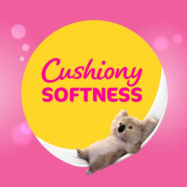 Cushelle Simply Soft Toilettenpapier – 24 Standardrollen, 2-lagiges weiches Papier