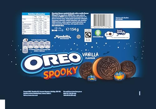OREO Spooky Halloween Sandwich Biscuits 154g