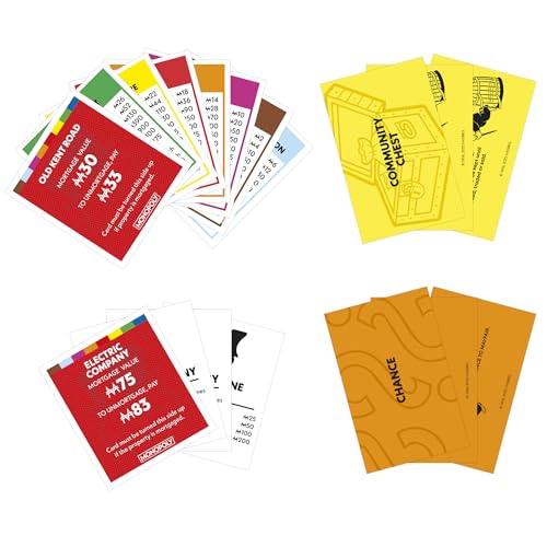 Monopoly Board Game with Storage Tray and Larger Metal Tokens - English Version 10