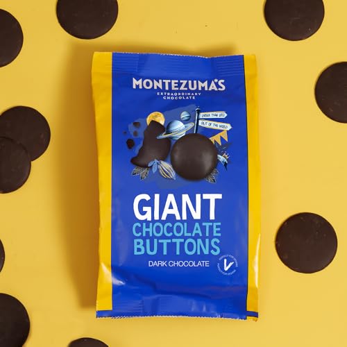 Montezumas riesige dunkle Schokoladenknöpfe, glutenfrei und natürlich vegan