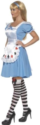 Smiffys Alice in Wonderland Women's Card Game Costume Dress - S